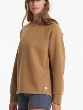 Vuori Restore Crewneck Sweater L Large Brown Summer Fall